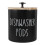 wooden round dishwasher pod holder with lid storage container 10