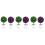 6 Pcs Artificial Grass Ball Potted Plants 5
