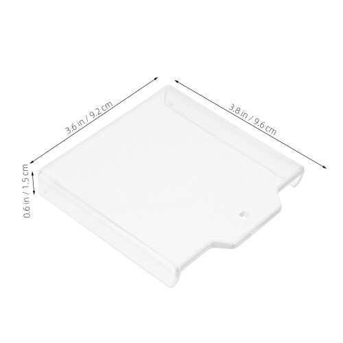 4 Pièces Cache-Bouton Transparent Pour Incendie Arrêt Urgence 1