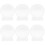 6Pcs Transparent Crystal Trophy Award Prize Accessory 4