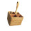Rattan Basket Wicker Storage Baskets Desktop Container Kitchen Snacks 3