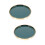 2pcs 9inch Ceramic Cake Tray Cupcake Dessert Stand 7