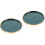 2pcs 9inch Ceramic Cake Tray Cupcake Dessert Stand 4
