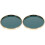 2pcs 9inch Ceramic Cake Tray Cupcake Dessert Stand 2