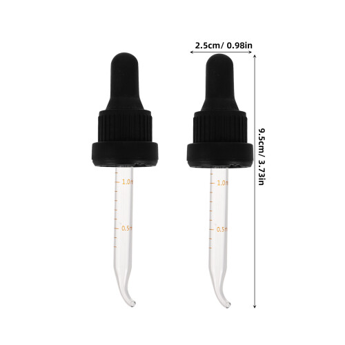 5Pcs Dropper Caps With Graduated Tips For 30Ml Essential Oil Bottles 1