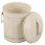 metal ash bucket with lid for home compost or kitchen storage 10