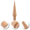 Ice Cream Cone Shaper Brown 3pcs 7.1x1.6x1.6in 11