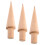 Ice Cream Cone Shaper Brown 3pcs 7.1x1.6x1.6in 6
