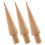 Ice Cream Cone Shaper Brown 3pcs 7.1x1.6x1.6in 7
