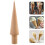 Ice Cream Cone Shaper Brown 3pcs 7.1x1.6x1.6in 9