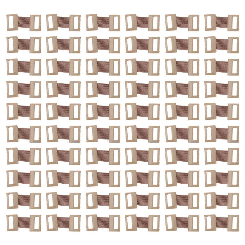 Happyyami 100Pcs Elastic Bandage Clips Fastener Holder Stretchable Buckle