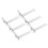Alarm Key Replacement Silver Iron 6pcs 11