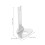 Alarm Key Replacement Silver Iron 6pcs 2