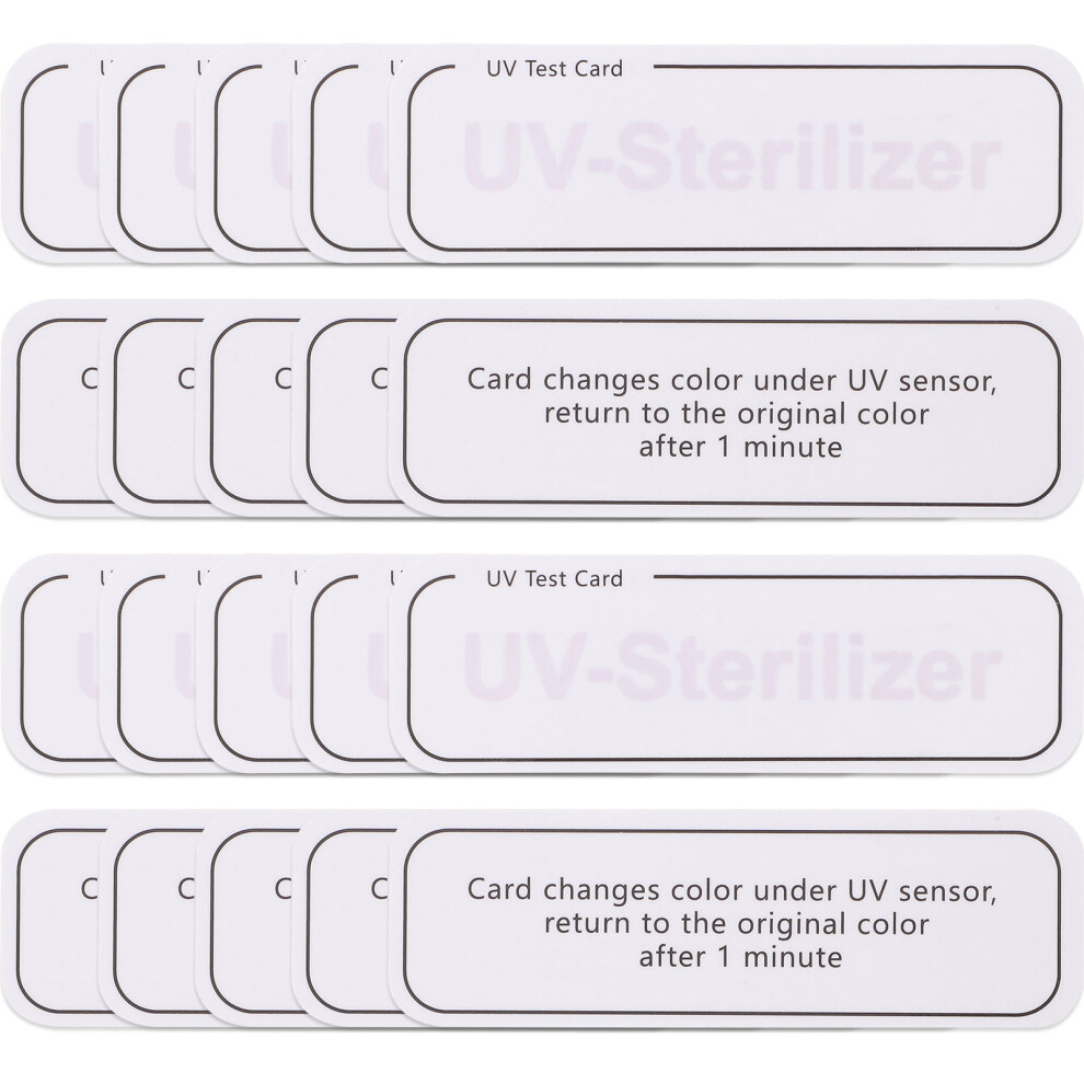 Happyyami 20Pcs Uv Test Cards For Light Intensity And Detection