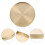 brass round coasters heat resistant tea cup mats for drinking 3