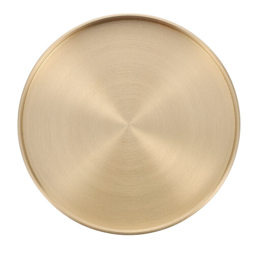 brass round coasters heat resistant tea cup mats for drinking