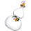 glass gourd shaped creative delicate drinking container 4