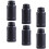 Black Hdpe Holders For Liquid Storage Bottles 6pcs 8