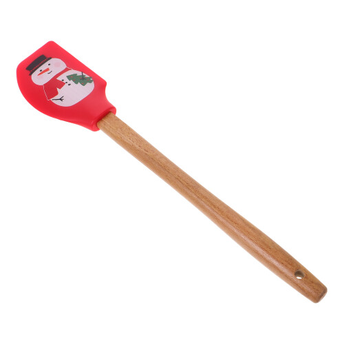 4pcs Silicone Spatula with Wood Handle, Heat Resistant 2
