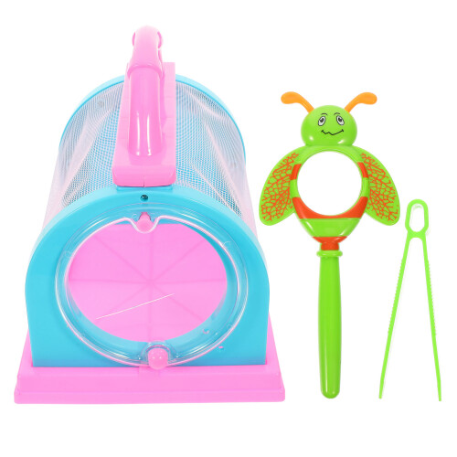 Set Gabbia Per Insetti Con E Pinzette