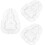 3 pezzi trasparenti per melone, frutta, e ginseng 2