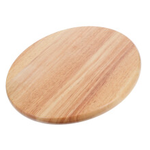 Wooden Round Stool Top: Naturalny Wkładek Siedzisko
