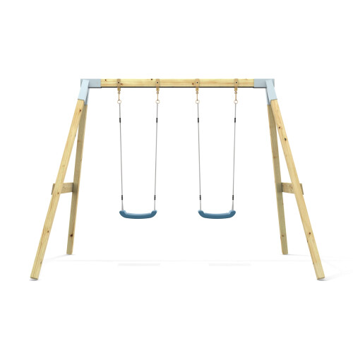 Rebo Premium Double Garden Swing for Kids - Flex Navy Blue 2