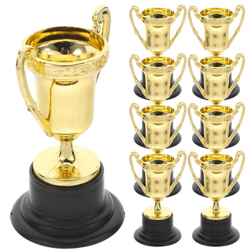 30 unid. troféus mini plástico , prêmios e decoração