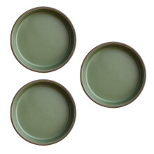 Flower Pot Saucer Ceramic Plant Tray Green Lucky Brazil Wood For Office Living Room Or Window Sill