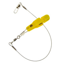 Adjustable Tension Downrigger Outriggers Clip Fishing Line Clamps Wire Rope Release Clip Yellow