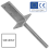 Galvanised Heavy Duty Concealed Bracket Support for Fence & Pergola Posts 4