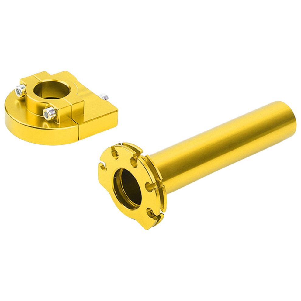 Throttle Assist Twist Accelerator Handle Grip 22Mm 7/8In For Dirt Bike Motorcycle Pit Bike Gold 9393856097685