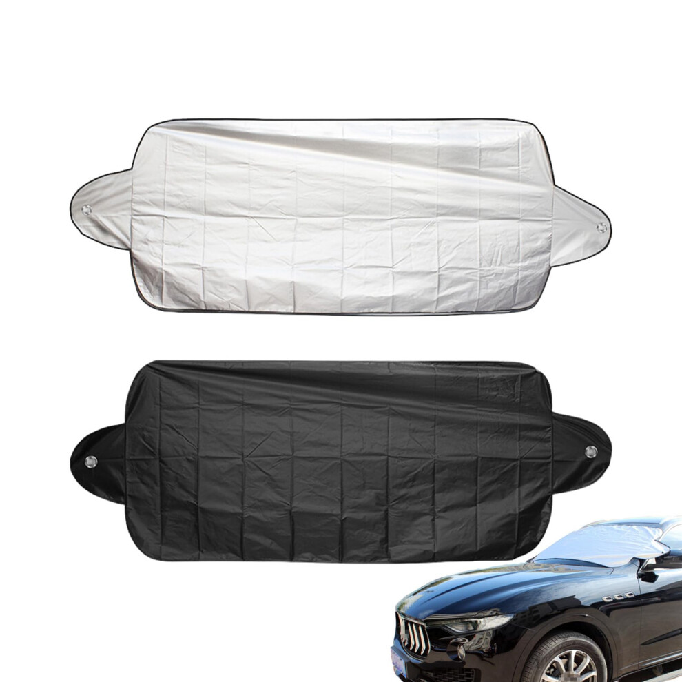 Windshield For Snow, Windproof Frost Shield, Front Window Protector, Car Snow Cover 78.7 X 27.5 Inches 9016109196026