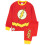 DC Comics (3-4 Years) DC Comics Long Sleeve Long Leg Pyjama Set (Boys Red) 5