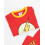 DC Comics (3-4 Years) DC Comics Long Sleeve Long Leg Pyjama Set (Boys Red) 4