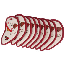 9 stücke Golf Eisen Abdeckung Durable PU Golf