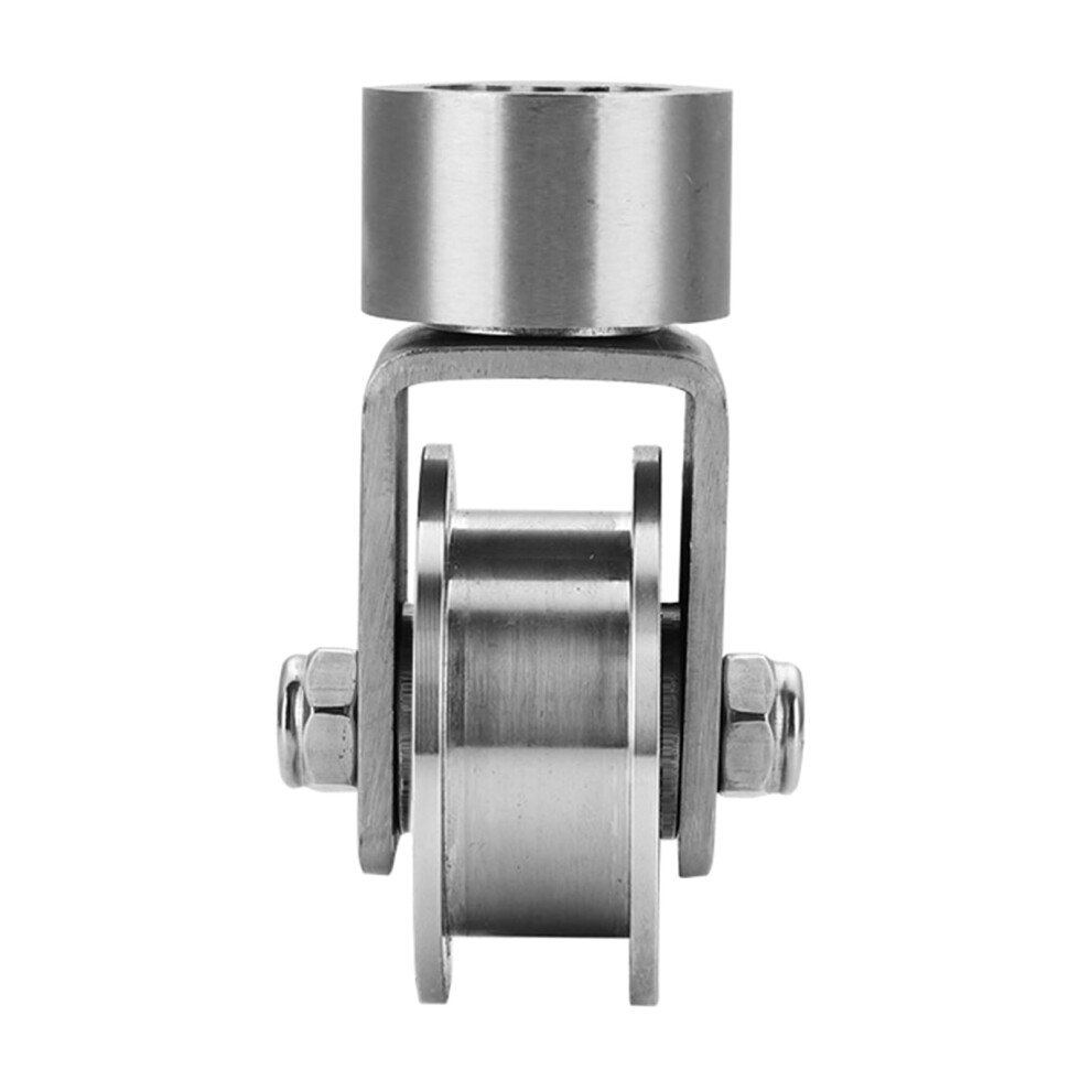 Pulley 304 Steel Traction Wheel Block Quiet Roller Gate Pulley H-Shaped 68 Mm Wheel 9084446197211