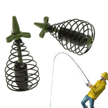 Bait Cage Feeder Basket Carp Lure Cage Rustproof Lure Holder Replacement Tackle Accessories For Beginners