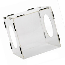 Multipurpose Acrylic Guard For Hobbyists And Artists, 200x200mm, Compatible With Electric Grinders, Safe Work Area