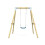 Rebo Premium Single Garden Swing for Kids - Navy Blue 3