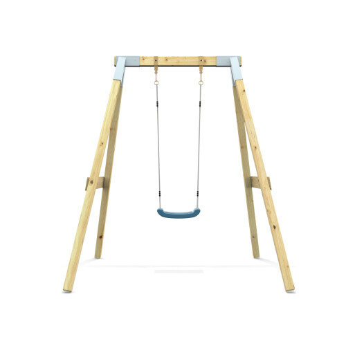 Rebo Premium Single Garden Swing for Kids - Navy Blue 2