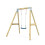 Rebo Premium Single Garden Swing for Kids - Navy Blue 6
