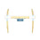 Rebo Premium Single Garden Swing for Kids - Navy Blue 7