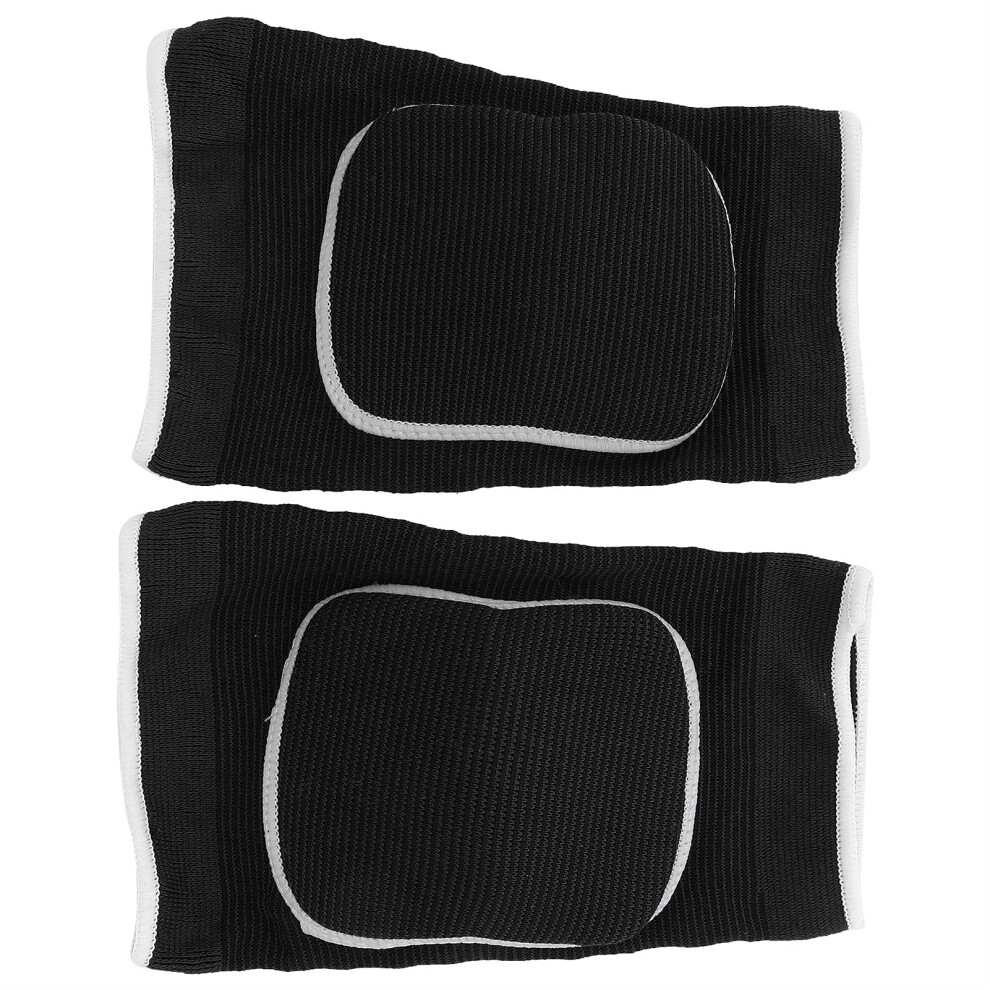 Knee Compression Sleeve Elastic Sponge Breathable Black For Running Basketball Volleyball Dancing Joint Support-image-OPC-PKVGDH2-NEW