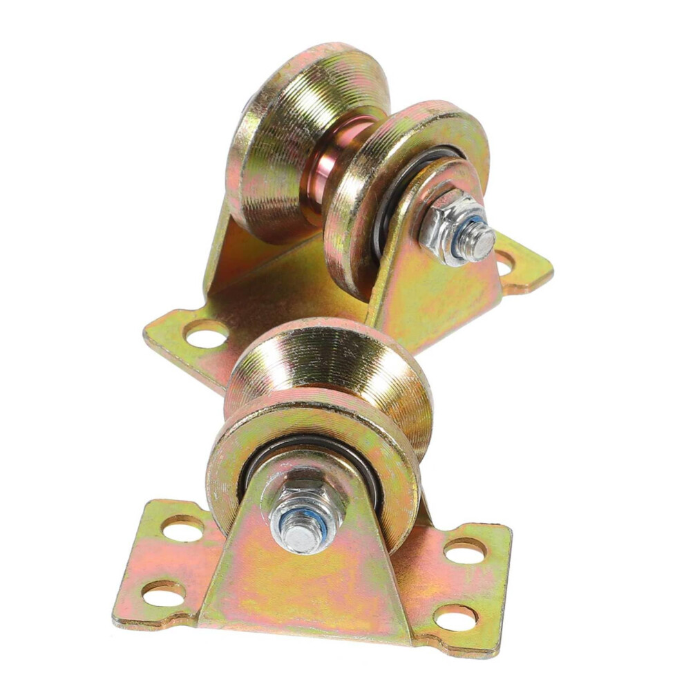 Wire Rope Pulley 2-Pack Sturdy Single Wheel For Lifting Rope Block Load Handling 9016109197269