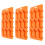 3Stk 9- Silikon Eiswürfelform Kuchenform DIY Eismacher Orange 7
