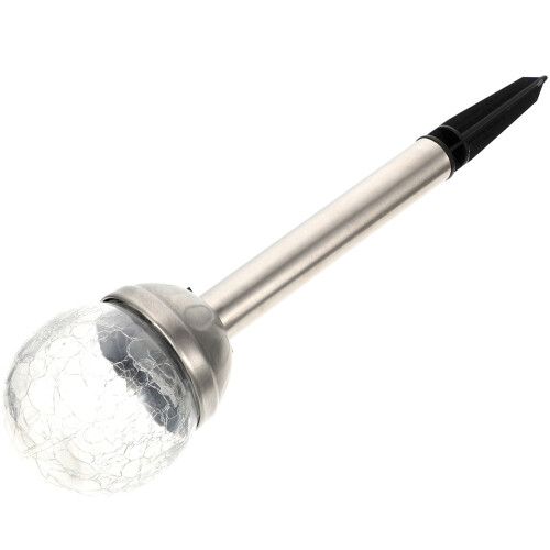 led solar rasenleuchte mit erdspieß, 7- für garten