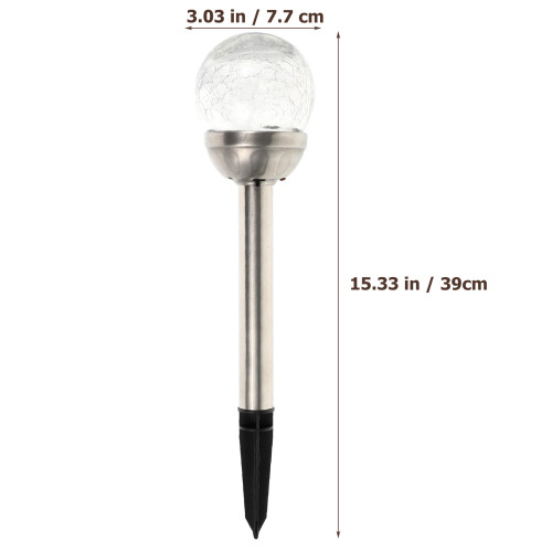 led solar rasenleuchte mit erdspieß, 7- für garten 1
