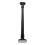 Multipurpose Black Telescopic Curtain Rod with ABS Ends for Home 9