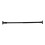 Multipurpose Black Telescopic Curtain Rod with ABS Ends for Home 11